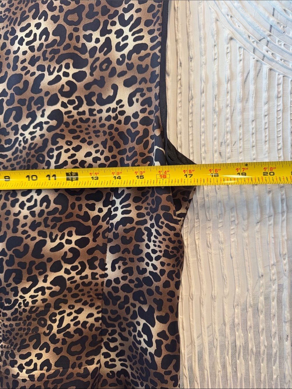 BCBGMaxAzria Leopard Print Tie-Front Sleeveless Camisole - Brown/Black N0456 - Picture 5 of 6
